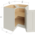 Base Easy Reach Cabinet - 33W x 34-1/2H x 24D - 1 Door, 1 Shelf