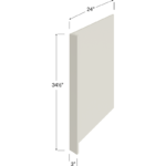 Dishwasher Return Panel - 3W x 34-1/2H x 24D (Panel Width 1/2")