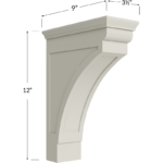 Modern Corbel - 3-1/2W x 12H x 9D