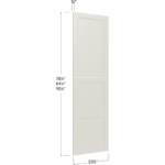 Tall Decorative End Panel - 23-1/2W x 78-1/4H x 3/4D (Overall Dimension)