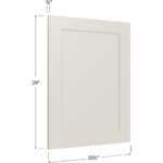 Vanity Decorative End Panel - 20-1/2W x 29H x 3/4D