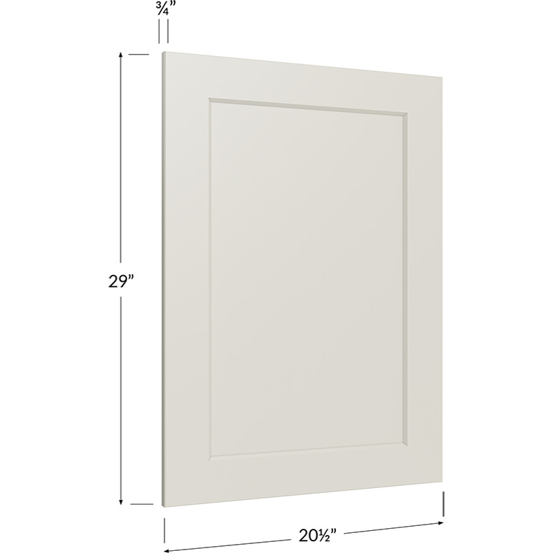 Vanity Decorative End Panel - 20-1/2W x 29H x 3/4D