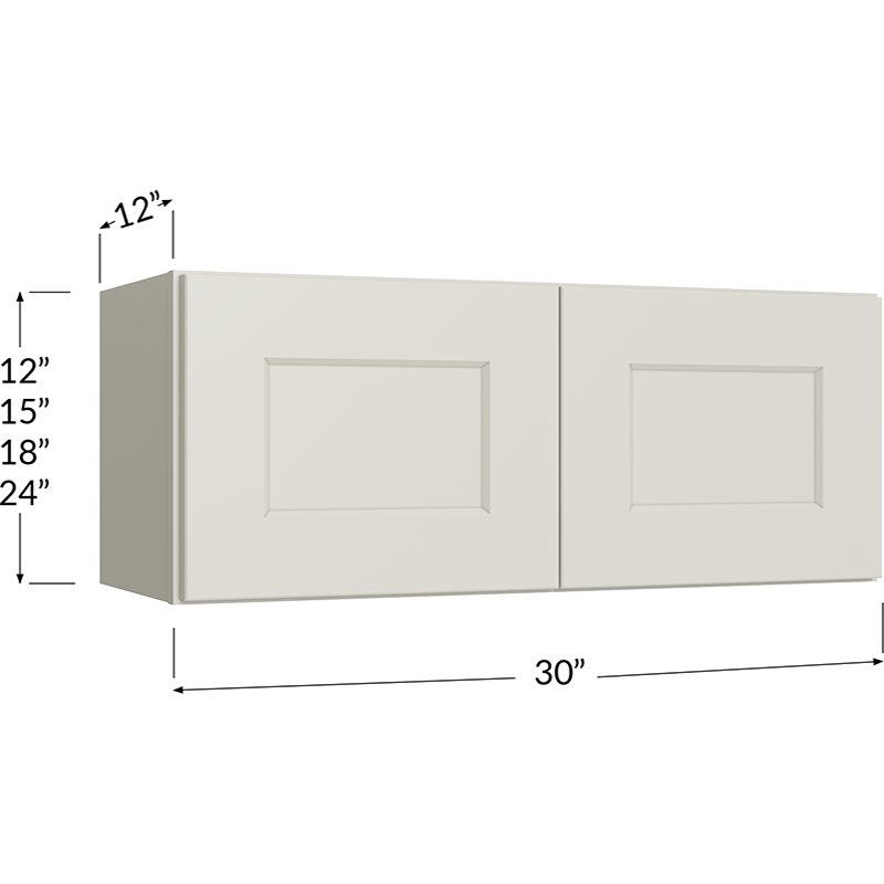 Bridge Cabinet - 30W x 12H x 12D - 2 Doors