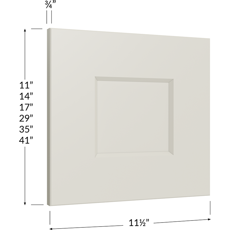 Wall Decorative End Panel - 11-1/2W x 29H x 3/4D