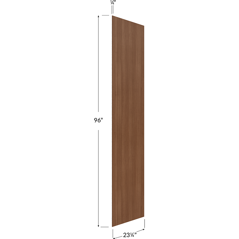 Blackwood Bourbon Oak Tall Skin Panel - 23-1/4W x 96H x 1/4D