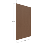 Blackwood Bourbon Shaker Base Skin Panel - 23-1/4W x 34-1/2H x 1/4D