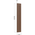 Blackwood Bourbon Shaker Filler Overlay - 5-1/2W x 29H x 3/4D