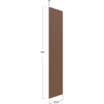 Blackwood Bourbon Shaker Tall Skin Panel - 23-1/4W x 96H x 1/4D