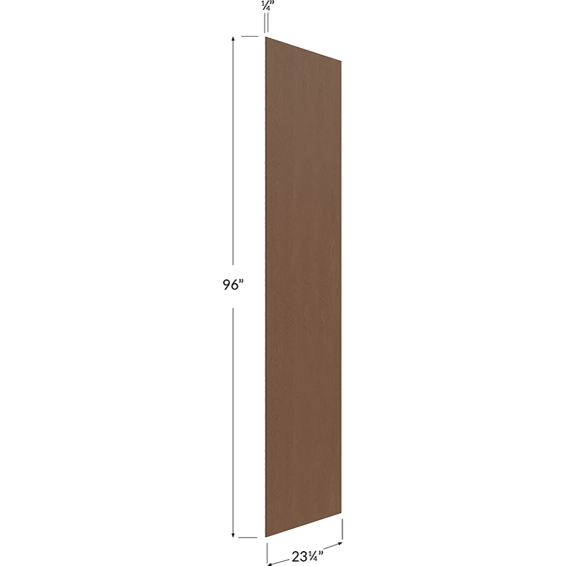 Blackwood Bourbon Shaker Tall Skin Panel - 23-1/4W x 96H x 1/4D
