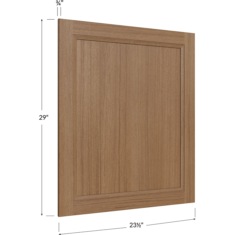 Blackwood Canyon Oak Base Decorative End Panel - 23-1/2W x 29H x 3/4D
