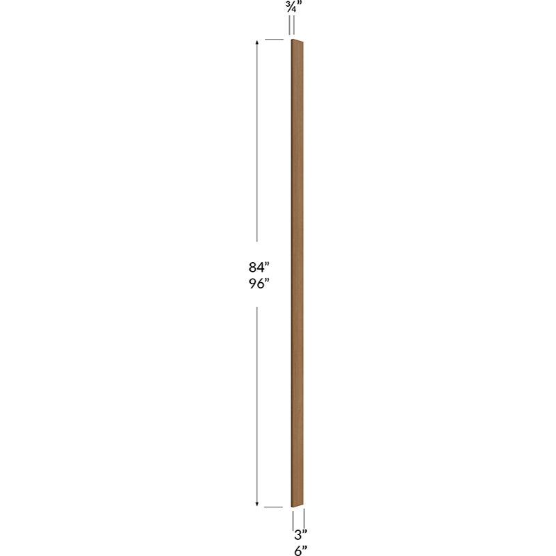 Blackwood Canyon Oak 3W Tall Filler - 3W x 96H x 3/4D
