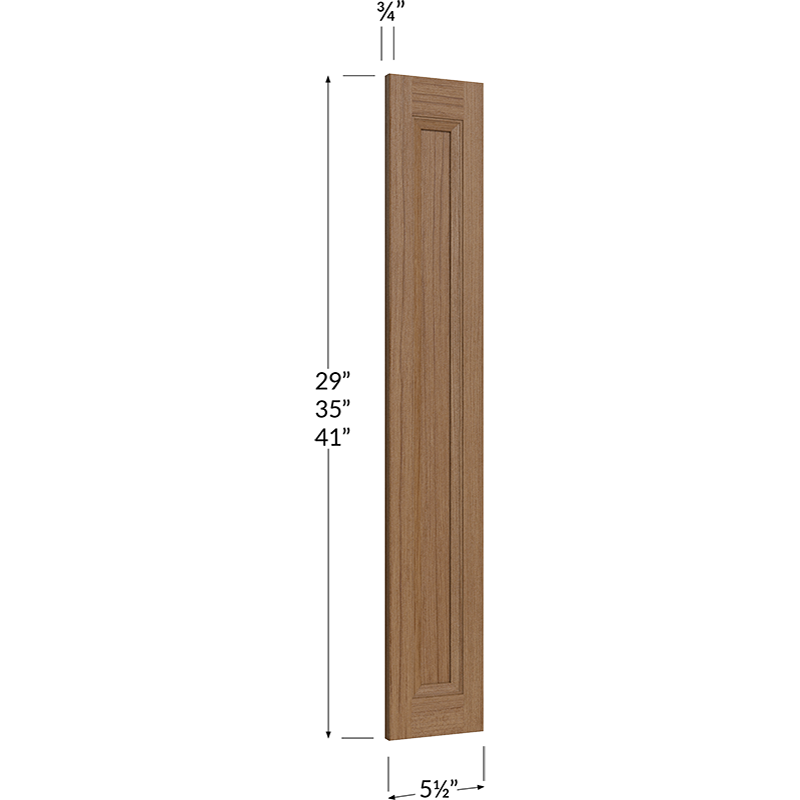 Blackwood Canyon Oak Filler Overlay - 5-1/2W x 41H x 3/4D