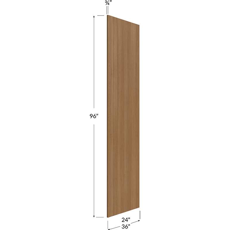 Blackwood Canyon Oak Shelf Board - 24W x 96H x 3/4D