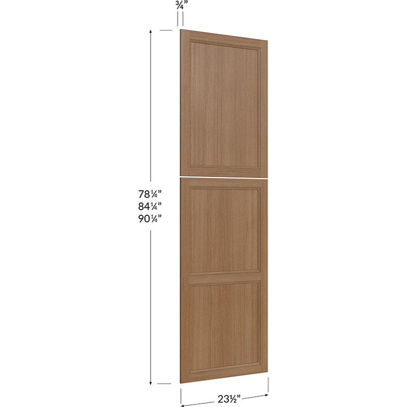 Blackwood Canyon Oak Tall Decorative End Panel - 23-1/2W x 78-1/4H x 3/4D (Overall Dimension)