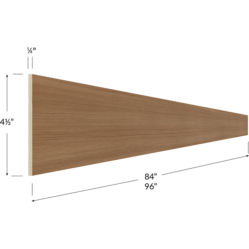 Blackwood Canyon Oak Toe Kick Cover - 96W x 4-1/2H x 1/4D