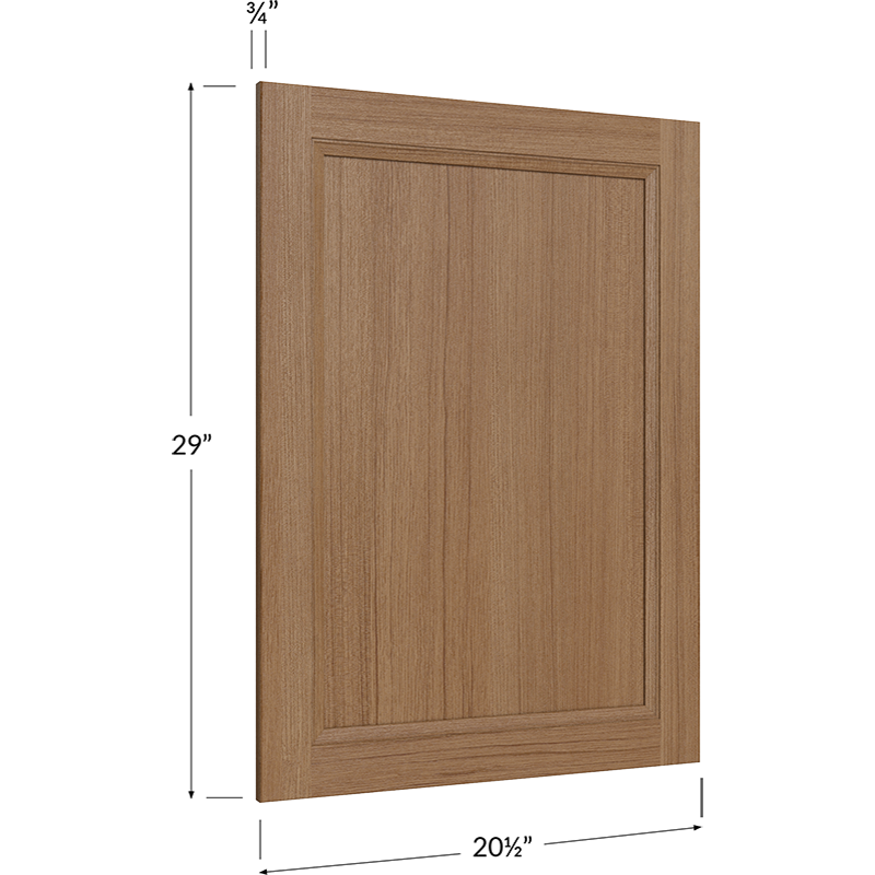Blackwood Canyon Oak Vanity Decorative End Panel - 20-1/2W x 29H x 3/4D