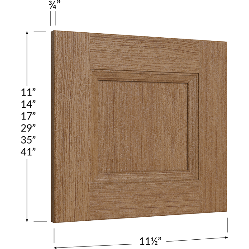 Blackwood Canyon Oak Wall Decorative End Panel - 11-1/2W x 41H x 3/4D