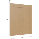 Base Decorative End Panel - 23-1/2W x 29H x 3/4D