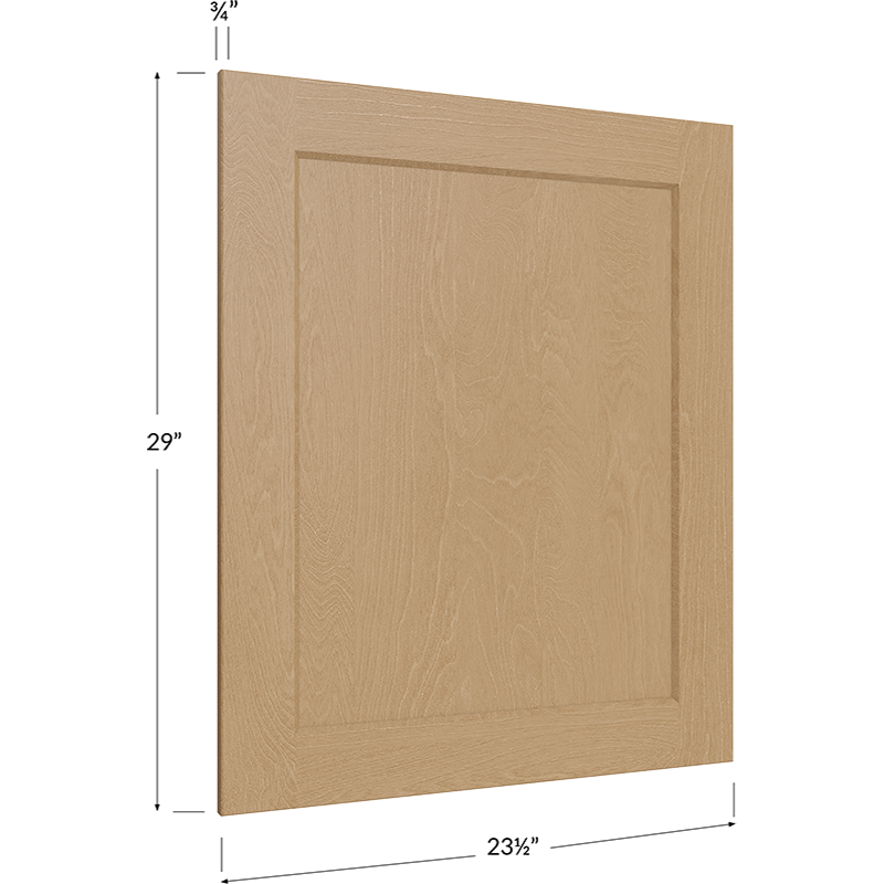Base Decorative End Panel - 23-1/2W x 29H x 3/4D
