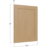 Vanity Decorative End Panel - 20-1/2W x 29H x 3/4D