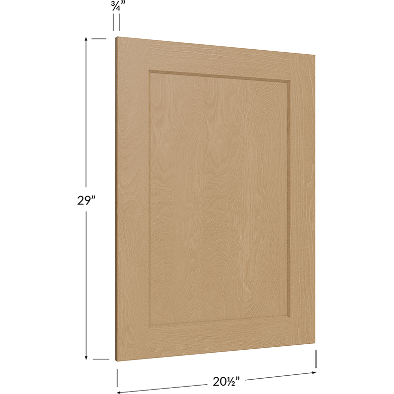 Vanity Decorative End Panel - 20-1/2W x 29H x 3/4D