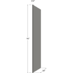 Blackwood Grey Shaker Refrigerator End Panel - 1-1/2W x 96H x 30D (Panel Width 1/2")