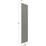 Blackwood Grey Shaker Shelf Board - 24W x 96H x 3/4D