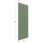 Finished Beadboard Veneer Panel - 42W x 96H x 1/4D