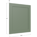Base Decorative End Panel - 23-1/2W x 29H x 3/4D
