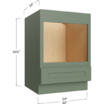 Base Microwave Cabinet - 24W x 34-1/2H x 24D - 1 Drawer