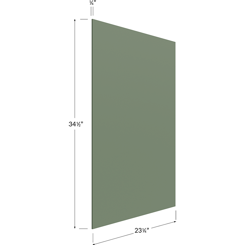Base Skin Panel - 23-1/4W x 34-1/2H x 1/4D