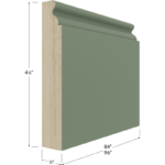 Traditional Furniture Base Moulding - 96W x 4-1/2H x 3/4D