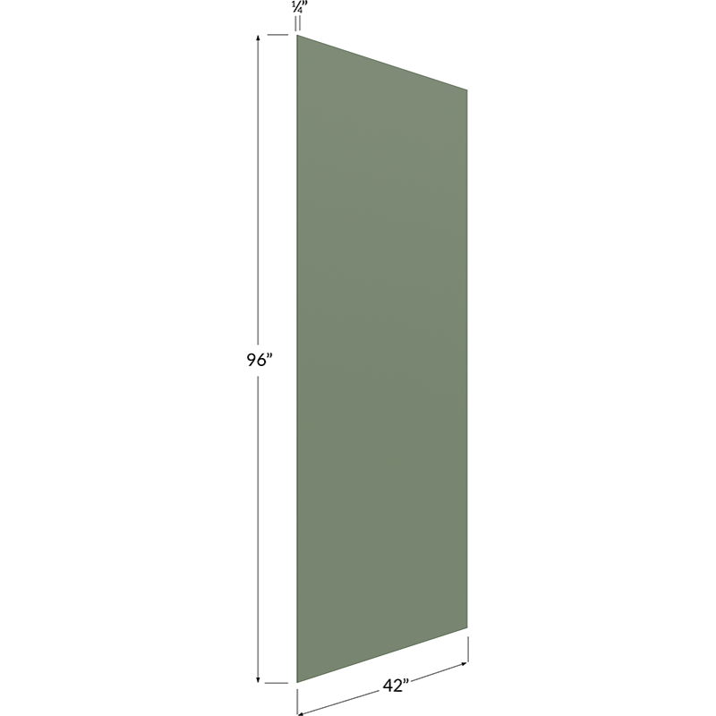 Finished Veneer Panel - 42W x 96H x 1/4D