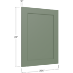 Vanity Decorative End Panel - 20-1/2W x 29H x 3/4D