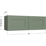Bridge Cabinet - 36W x 12H x 12D - 2 Doors
