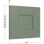 Stacker Wall Decorative End Panel - 11-1/2W x 11H x 3/4D