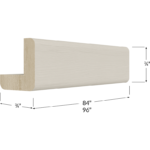 Outside Corner Moulding - 84W x 3/4H x 3/4D