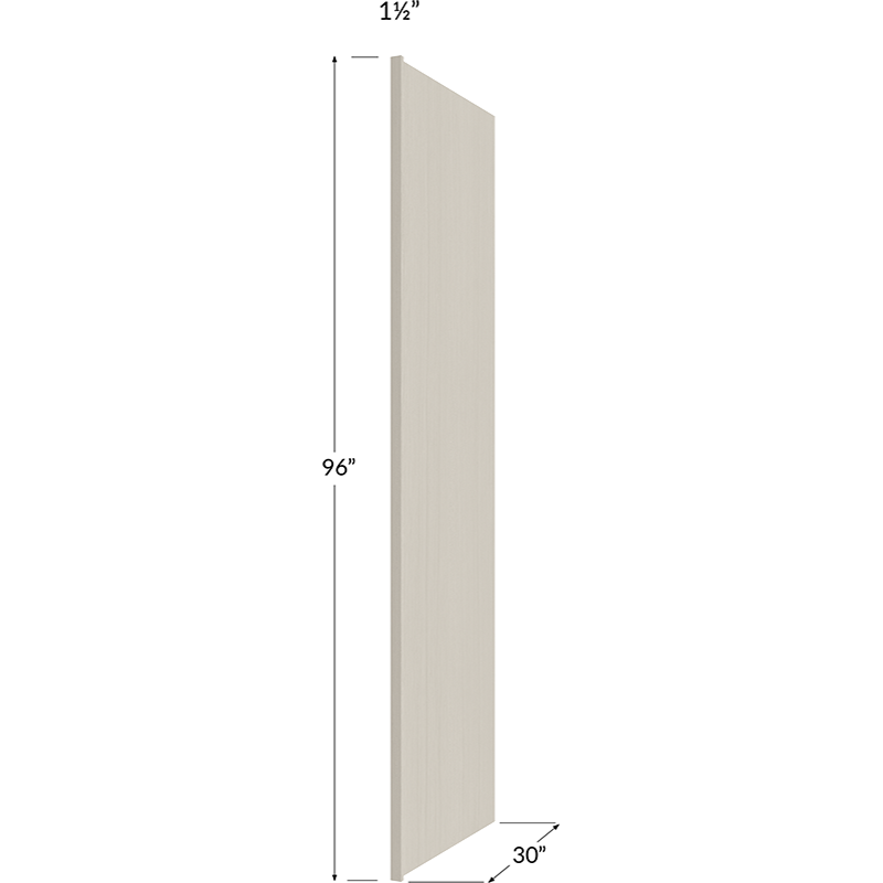 Refrigerator End Panel - 1-1/2W x 96H x 30D (Panel Width 1/2")