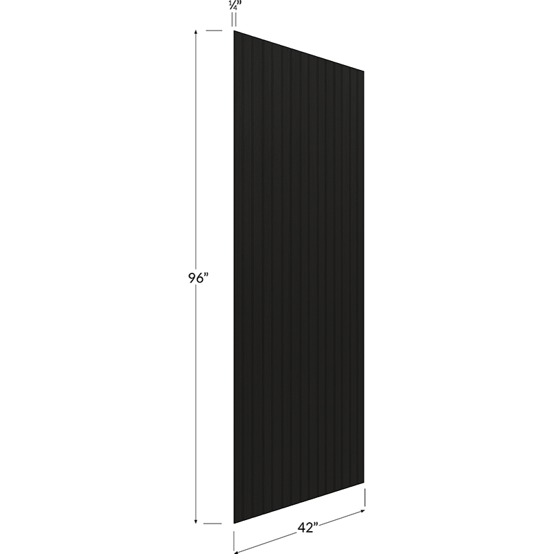 Finished Beadboard Veneer Panel - 42W x 96H x 1/4D