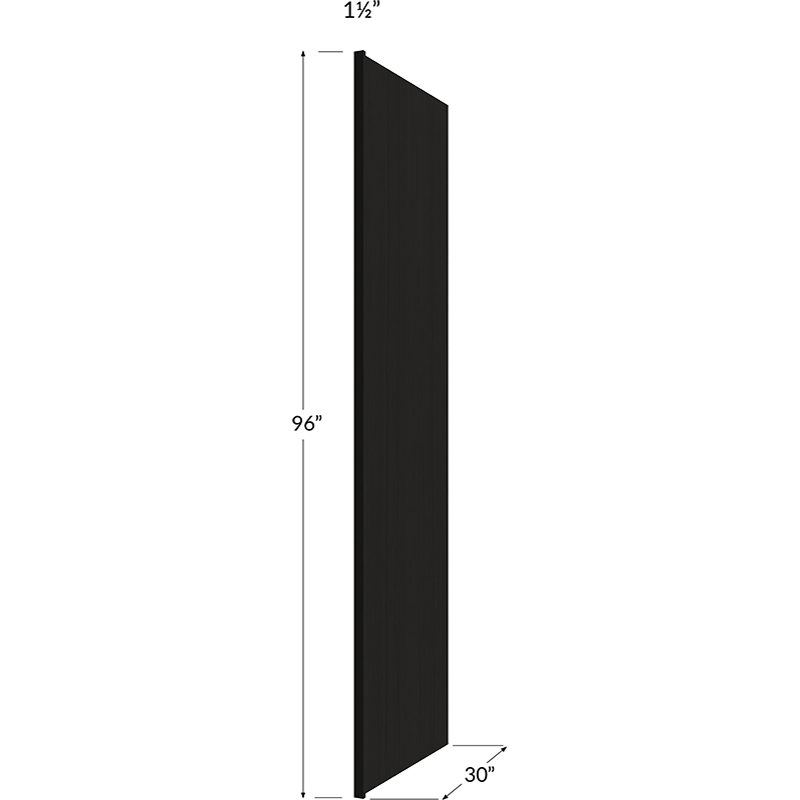 Refrigerator End Panel - 1-1/2W x 96H x 30D (Panel Width 1/2")
