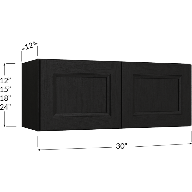 Bridge Cabinet - 30W x 15H x 12D - 2 Doors