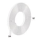 US Cabinet Depot Torino Dark Wood 10ft Edge Banding Roll