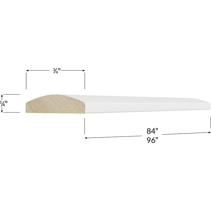 Batten Moulding - 84W x 3/4H x 1/4D