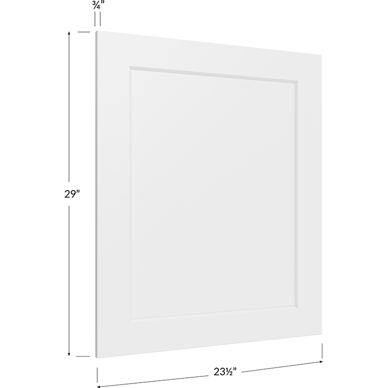 Base Decorative End Panel - 23-1/2W x 29H x 3/4D