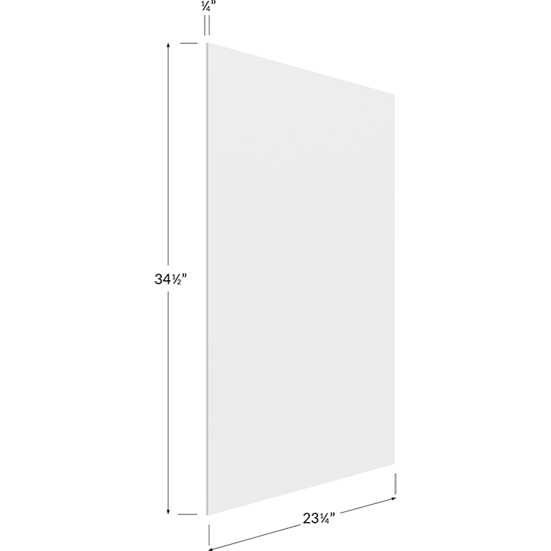 Base Skin Panel - 23-1/4W x 34-1/2H x 1/4D