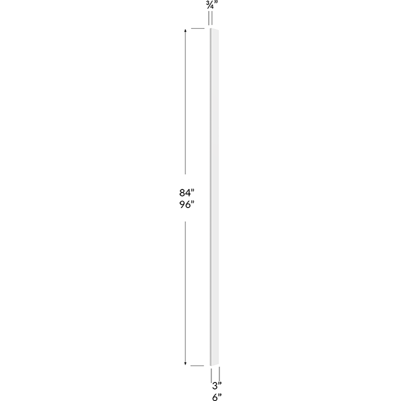 3W Tall Filler - 3W x 96H x 3/4D