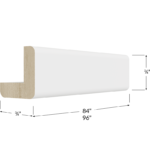 Outside Corner Moulding - 84W x 3/4H x 3/4D
