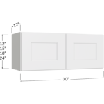 Bridge Cabinet - 30W x 12H x 12D - 2 Doors