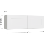 Bridge Cabinet - 36W x 12H x 12D - 2 Doors