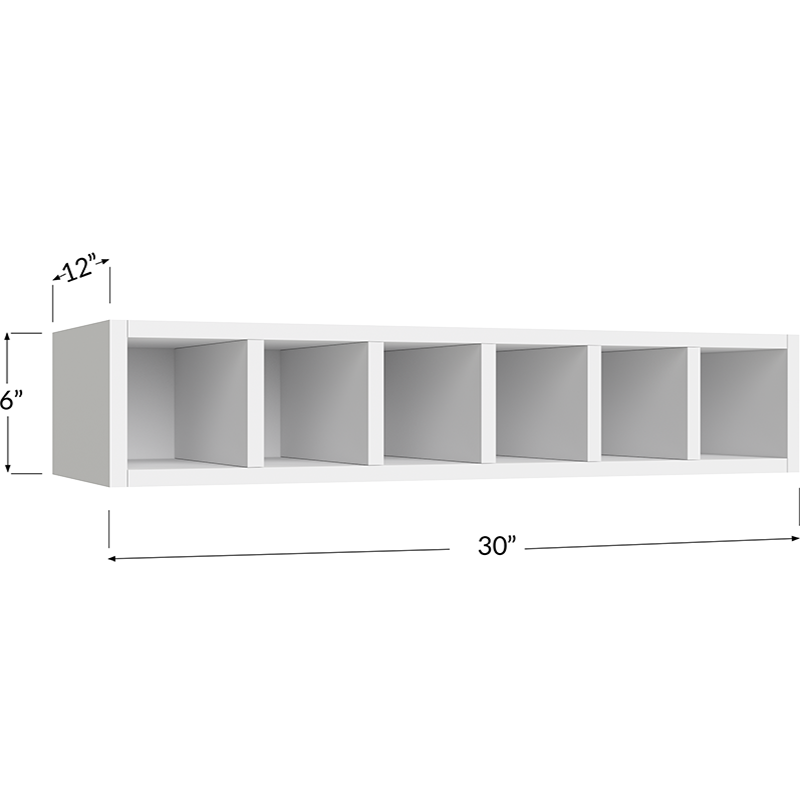 Wall Wine Cubby - 30W x 6H x 12D